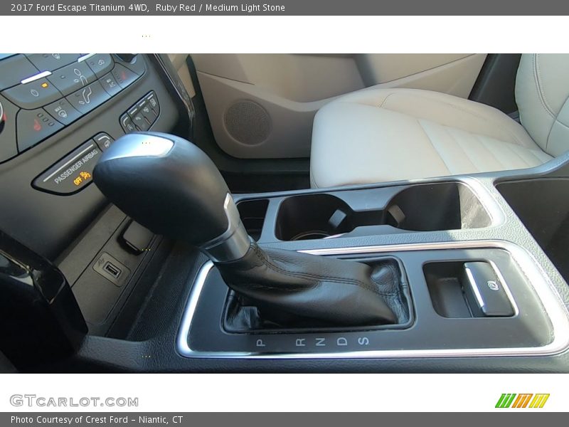 Ruby Red / Medium Light Stone 2017 Ford Escape Titanium 4WD