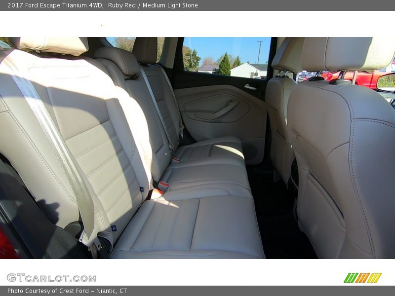 Ruby Red / Medium Light Stone 2017 Ford Escape Titanium 4WD