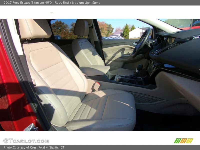 Ruby Red / Medium Light Stone 2017 Ford Escape Titanium 4WD