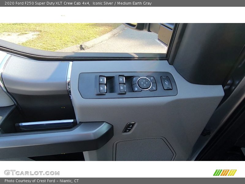 Iconic Silver / Medium Earth Gray 2020 Ford F250 Super Duty XLT Crew Cab 4x4