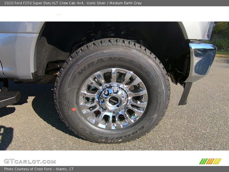 Iconic Silver / Medium Earth Gray 2020 Ford F250 Super Duty XLT Crew Cab 4x4