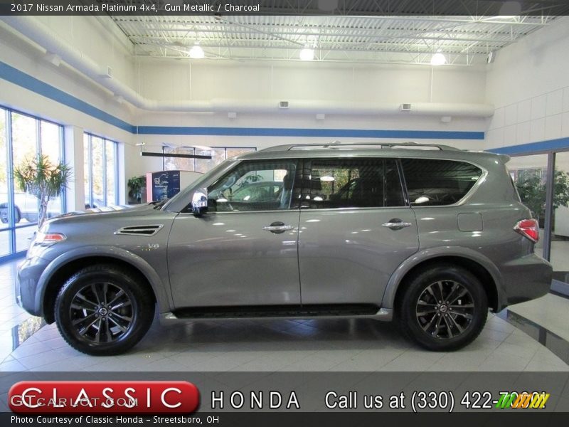 Gun Metallic / Charcoal 2017 Nissan Armada Platinum 4x4