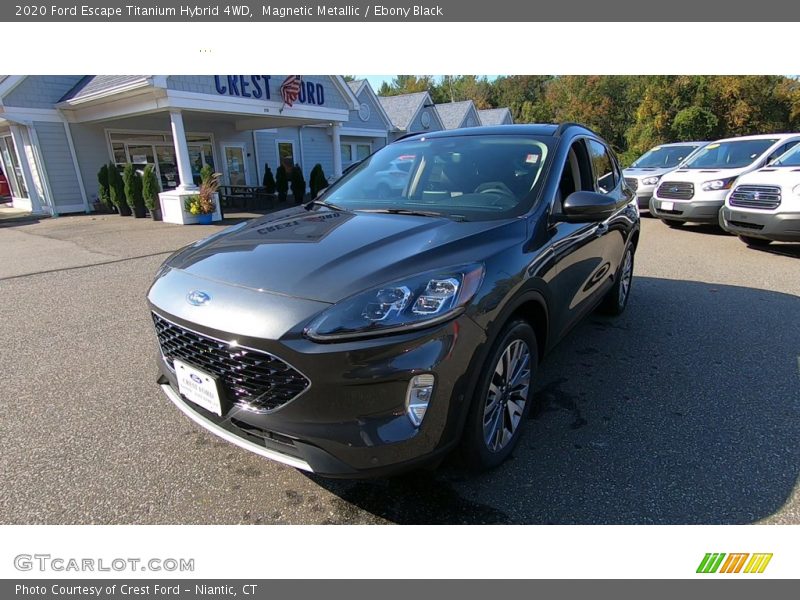 Magnetic Metallic / Ebony Black 2020 Ford Escape Titanium Hybrid 4WD