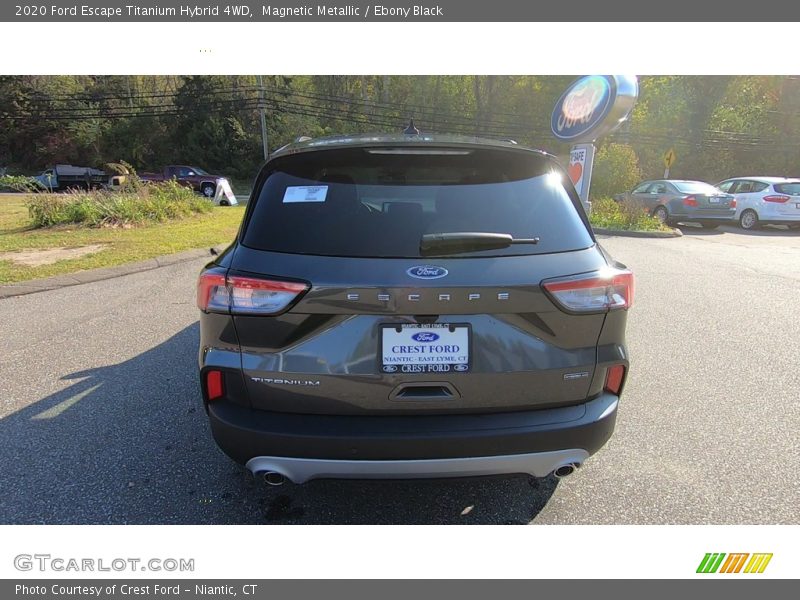 Magnetic Metallic / Ebony Black 2020 Ford Escape Titanium Hybrid 4WD