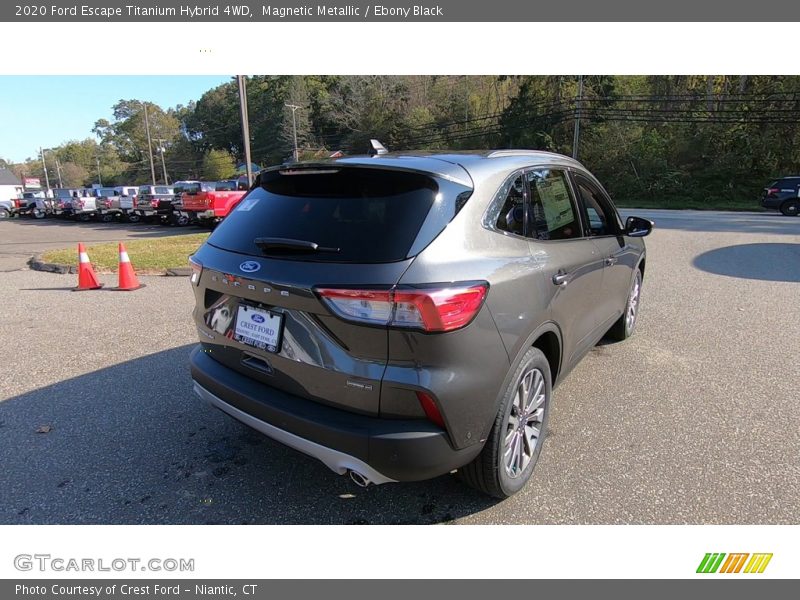 Magnetic Metallic / Ebony Black 2020 Ford Escape Titanium Hybrid 4WD