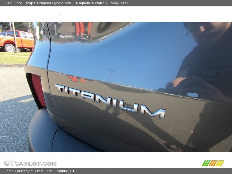 Magnetic Metallic / Ebony Black 2020 Ford Escape Titanium Hybrid 4WD