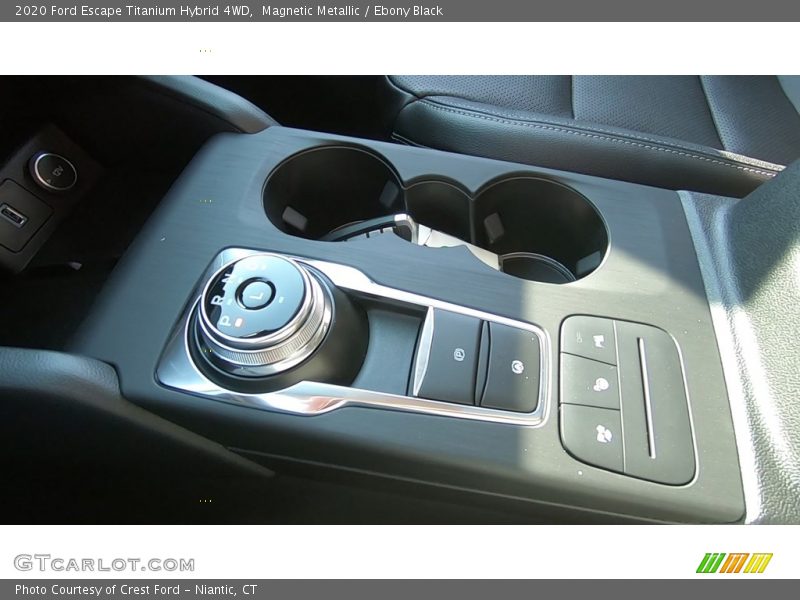 Magnetic Metallic / Ebony Black 2020 Ford Escape Titanium Hybrid 4WD