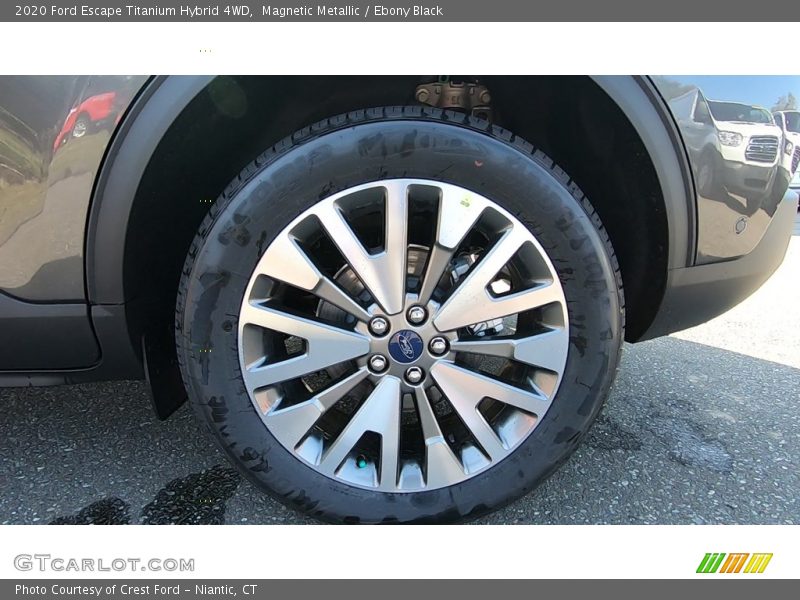 Magnetic Metallic / Ebony Black 2020 Ford Escape Titanium Hybrid 4WD