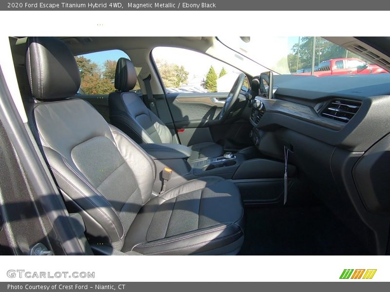 Magnetic Metallic / Ebony Black 2020 Ford Escape Titanium Hybrid 4WD