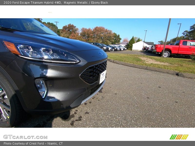 Magnetic Metallic / Ebony Black 2020 Ford Escape Titanium Hybrid 4WD