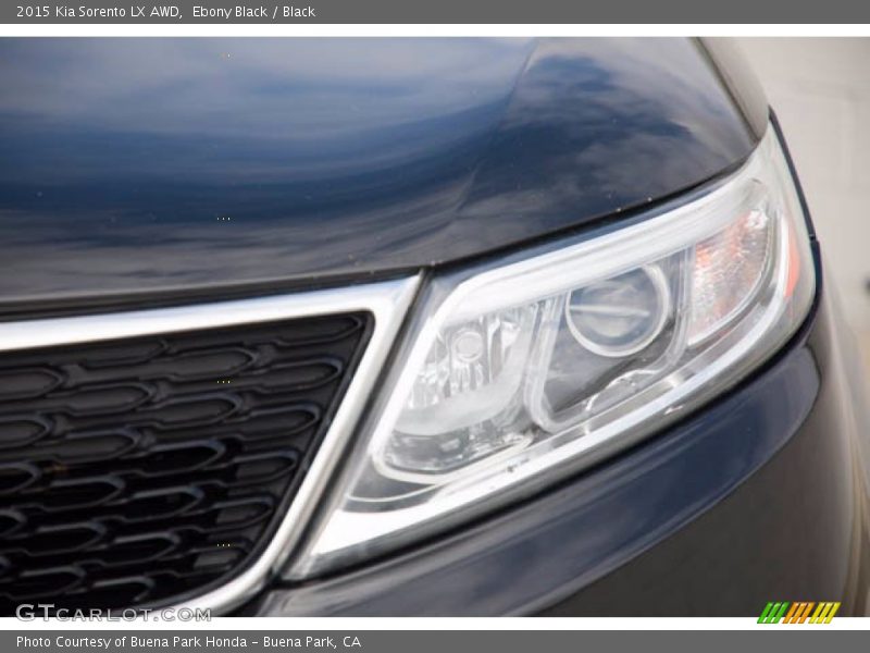 Ebony Black / Black 2015 Kia Sorento LX AWD