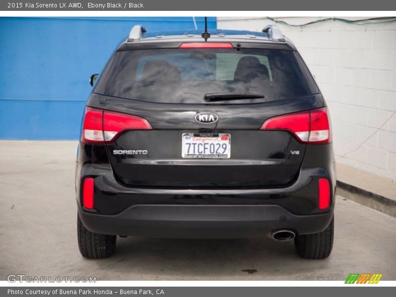 Ebony Black / Black 2015 Kia Sorento LX AWD