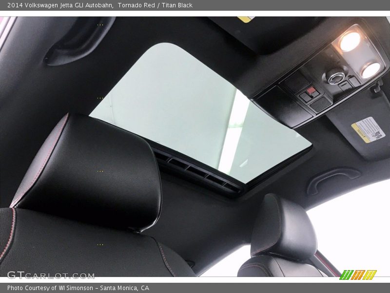 Sunroof of 2014 Jetta GLI Autobahn