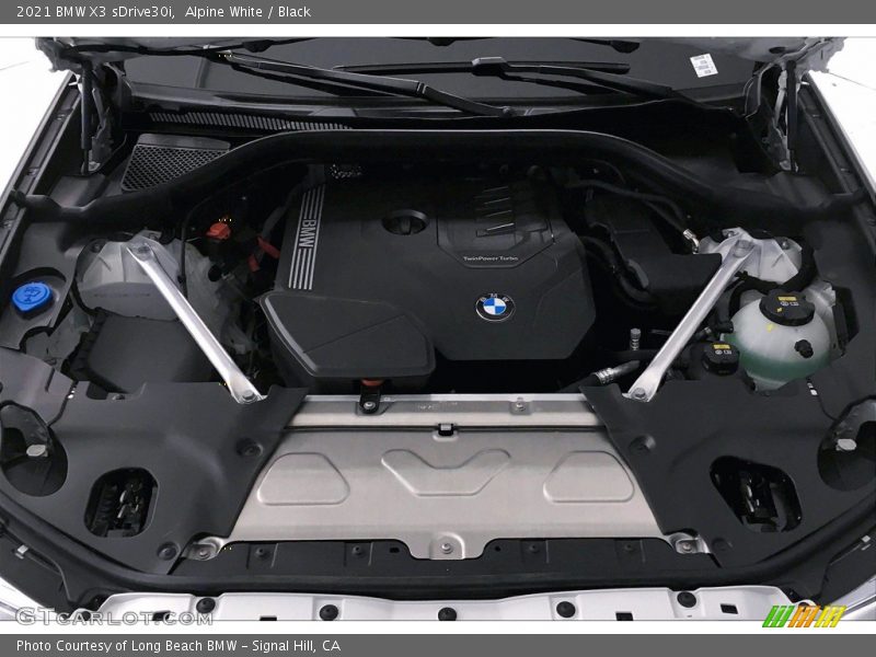 Alpine White / Black 2021 BMW X3 sDrive30i