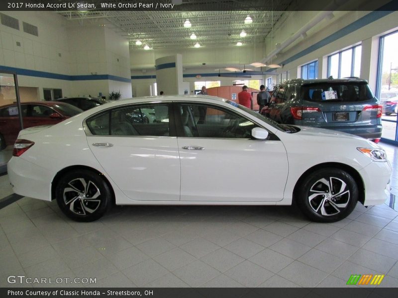 White Orchid Pearl / Ivory 2017 Honda Accord LX Sedan