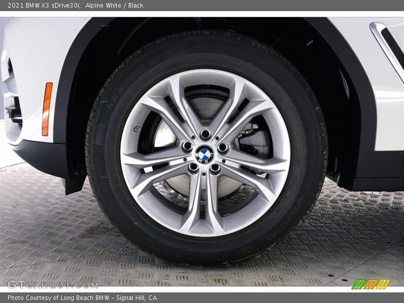 Alpine White / Black 2021 BMW X3 sDrive30i