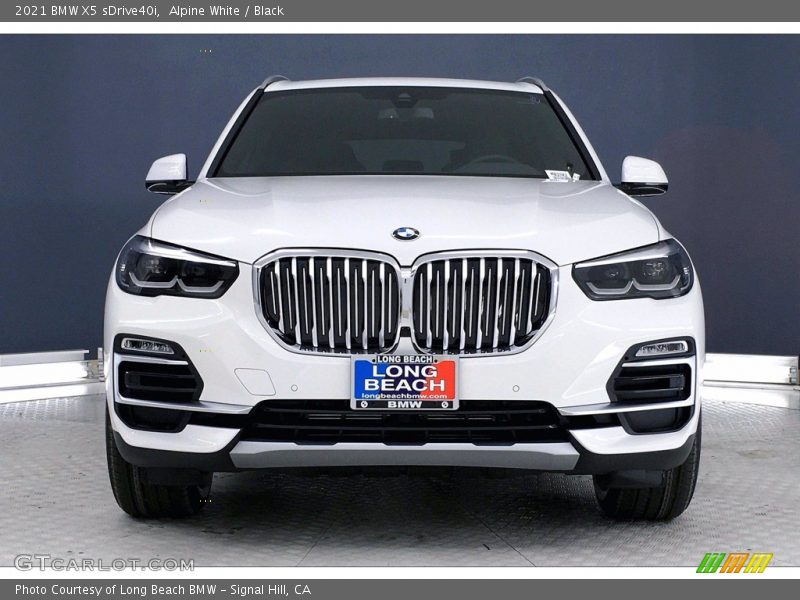 Alpine White / Black 2021 BMW X5 sDrive40i