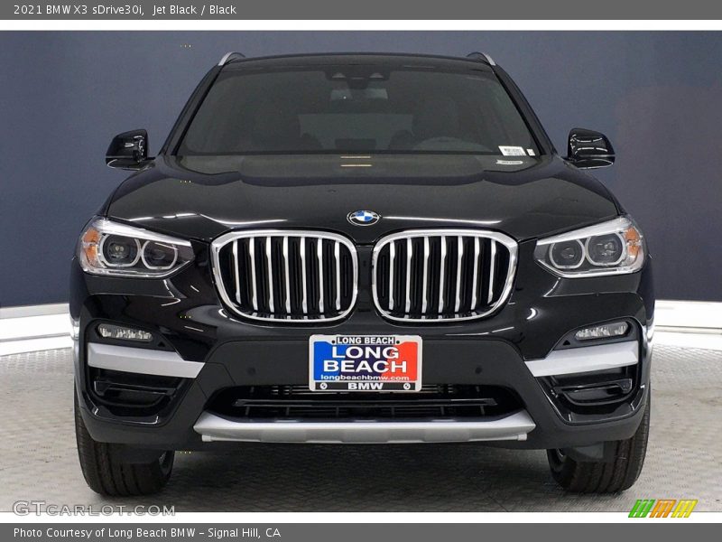 Jet Black / Black 2021 BMW X3 sDrive30i