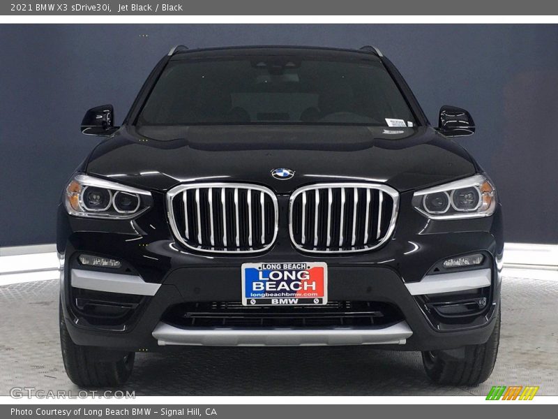 Jet Black / Black 2021 BMW X3 sDrive30i