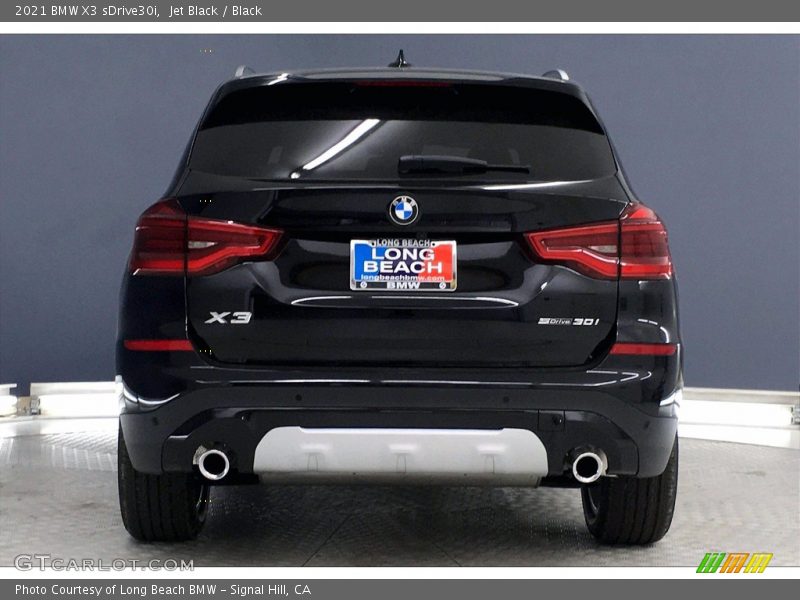 Jet Black / Black 2021 BMW X3 sDrive30i