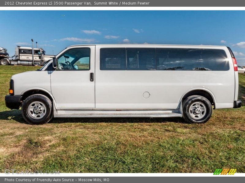  2012 Express LS 3500 Passenger Van Summit White