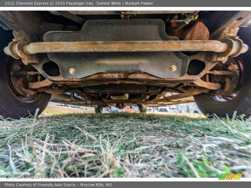 Summit White / Medium Pewter 2012 Chevrolet Express LS 3500 Passenger Van