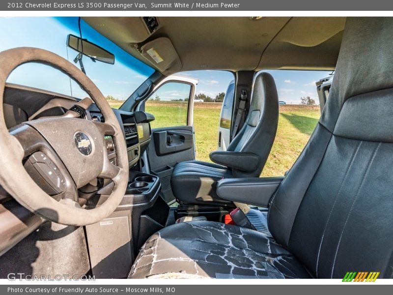 Summit White / Medium Pewter 2012 Chevrolet Express LS 3500 Passenger Van