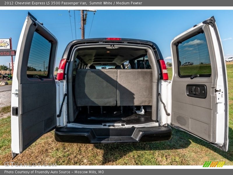 Summit White / Medium Pewter 2012 Chevrolet Express LS 3500 Passenger Van