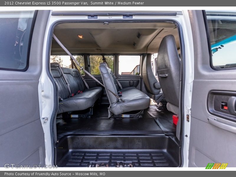 Rear Seat of 2012 Express LS 3500 Passenger Van