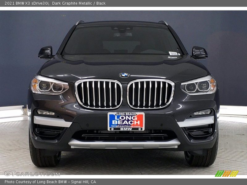 Dark Graphite Metallic / Black 2021 BMW X3 sDrive30i