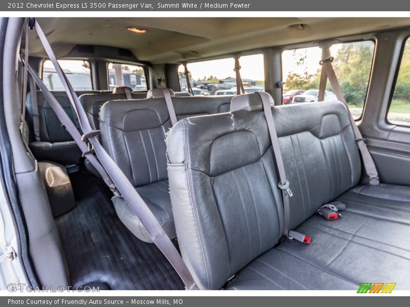 Summit White / Medium Pewter 2012 Chevrolet Express LS 3500 Passenger Van