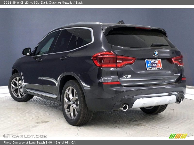 Dark Graphite Metallic / Black 2021 BMW X3 sDrive30i