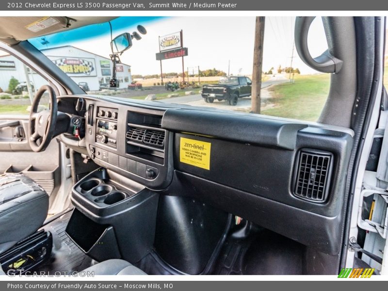 Dashboard of 2012 Express LS 3500 Passenger Van