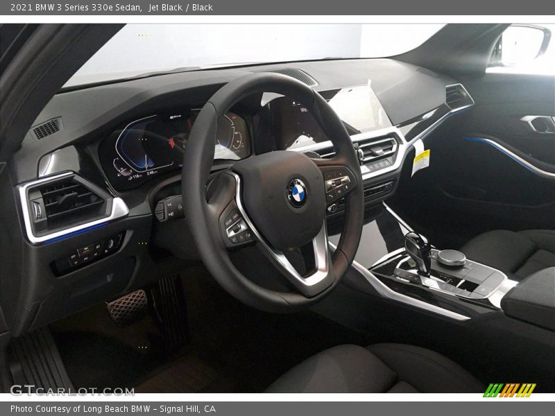 Jet Black / Black 2021 BMW 3 Series 330e Sedan