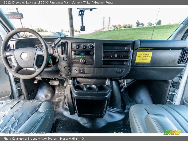 Summit White / Medium Pewter 2012 Chevrolet Express LS 3500 Passenger Van