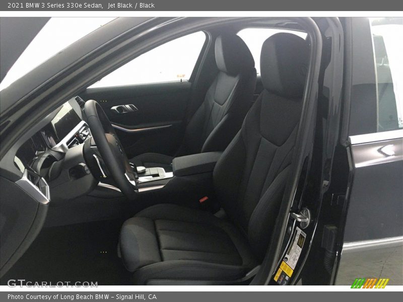 Jet Black / Black 2021 BMW 3 Series 330e Sedan