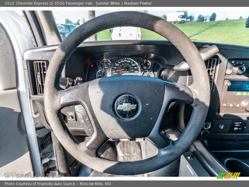 Summit White / Medium Pewter 2012 Chevrolet Express LS 3500 Passenger Van