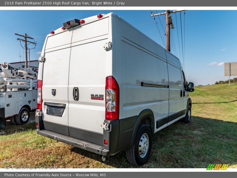 Bright White / Gray 2016 Ram ProMaster 2500 High Roof Cargo Van