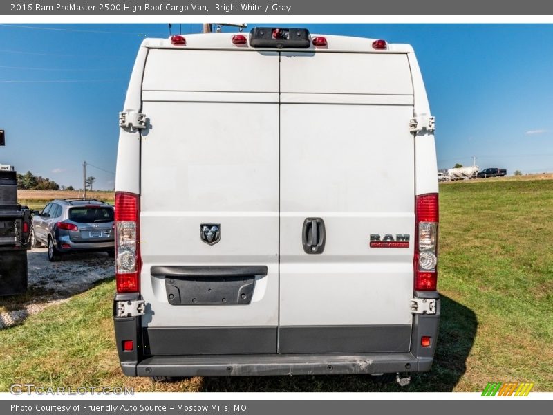 Bright White / Gray 2016 Ram ProMaster 2500 High Roof Cargo Van