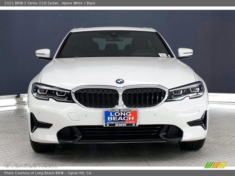 Alpine White / Black 2021 BMW 3 Series 330i Sedan