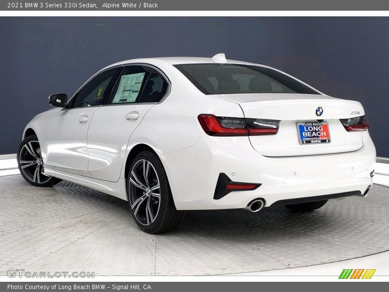 Alpine White / Black 2021 BMW 3 Series 330i Sedan