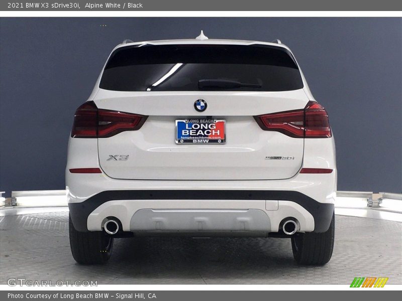 Alpine White / Black 2021 BMW X3 sDrive30i