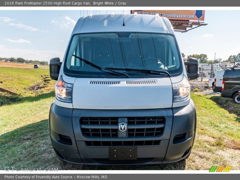 Bright White / Gray 2016 Ram ProMaster 2500 High Roof Cargo Van