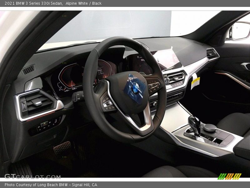 Alpine White / Black 2021 BMW 3 Series 330i Sedan