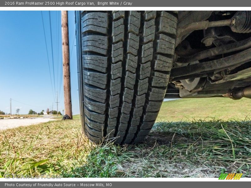 Bright White / Gray 2016 Ram ProMaster 2500 High Roof Cargo Van