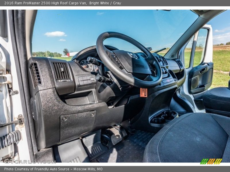Bright White / Gray 2016 Ram ProMaster 2500 High Roof Cargo Van