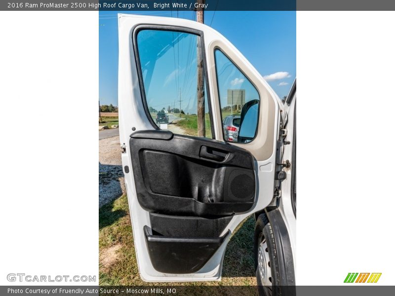 Bright White / Gray 2016 Ram ProMaster 2500 High Roof Cargo Van