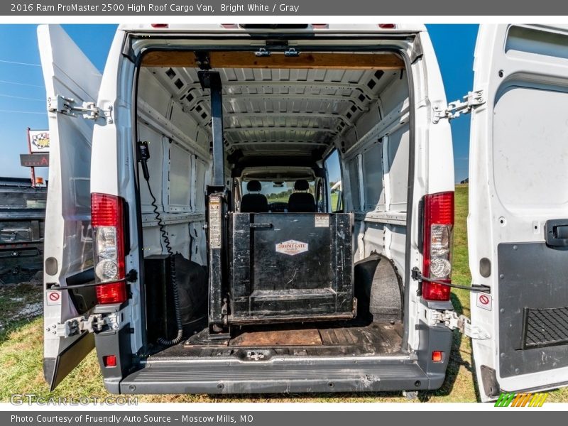Bright White / Gray 2016 Ram ProMaster 2500 High Roof Cargo Van