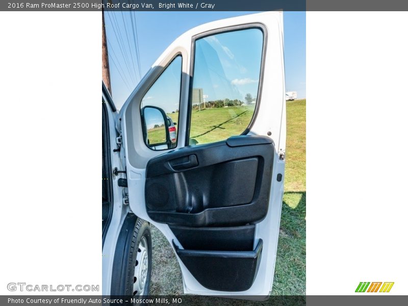 Bright White / Gray 2016 Ram ProMaster 2500 High Roof Cargo Van