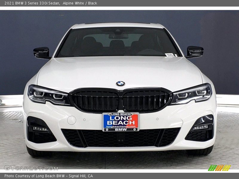 Alpine White / Black 2021 BMW 3 Series 330i Sedan